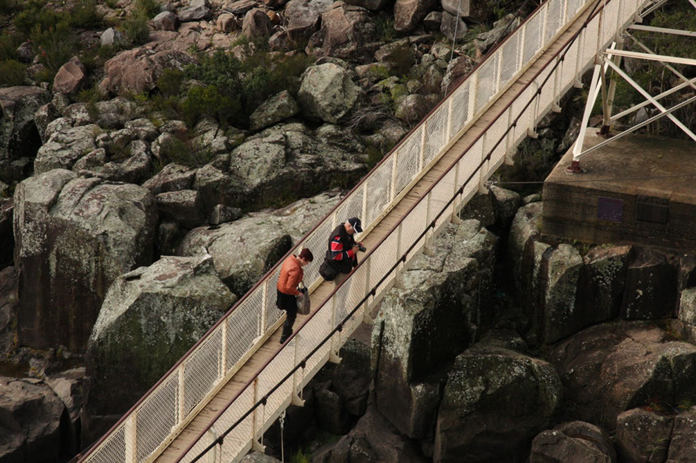 Looking Down On Cataract Gorge